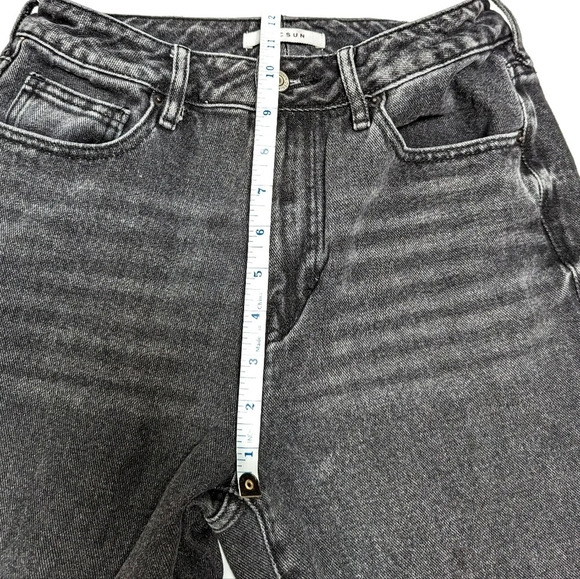 PacSun Jeans Black Denim Mom Jeans size 26 - Picture 10 of 10